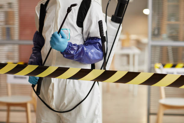 Professional Biohazard Cleanup technician working in Hillsdale, WY